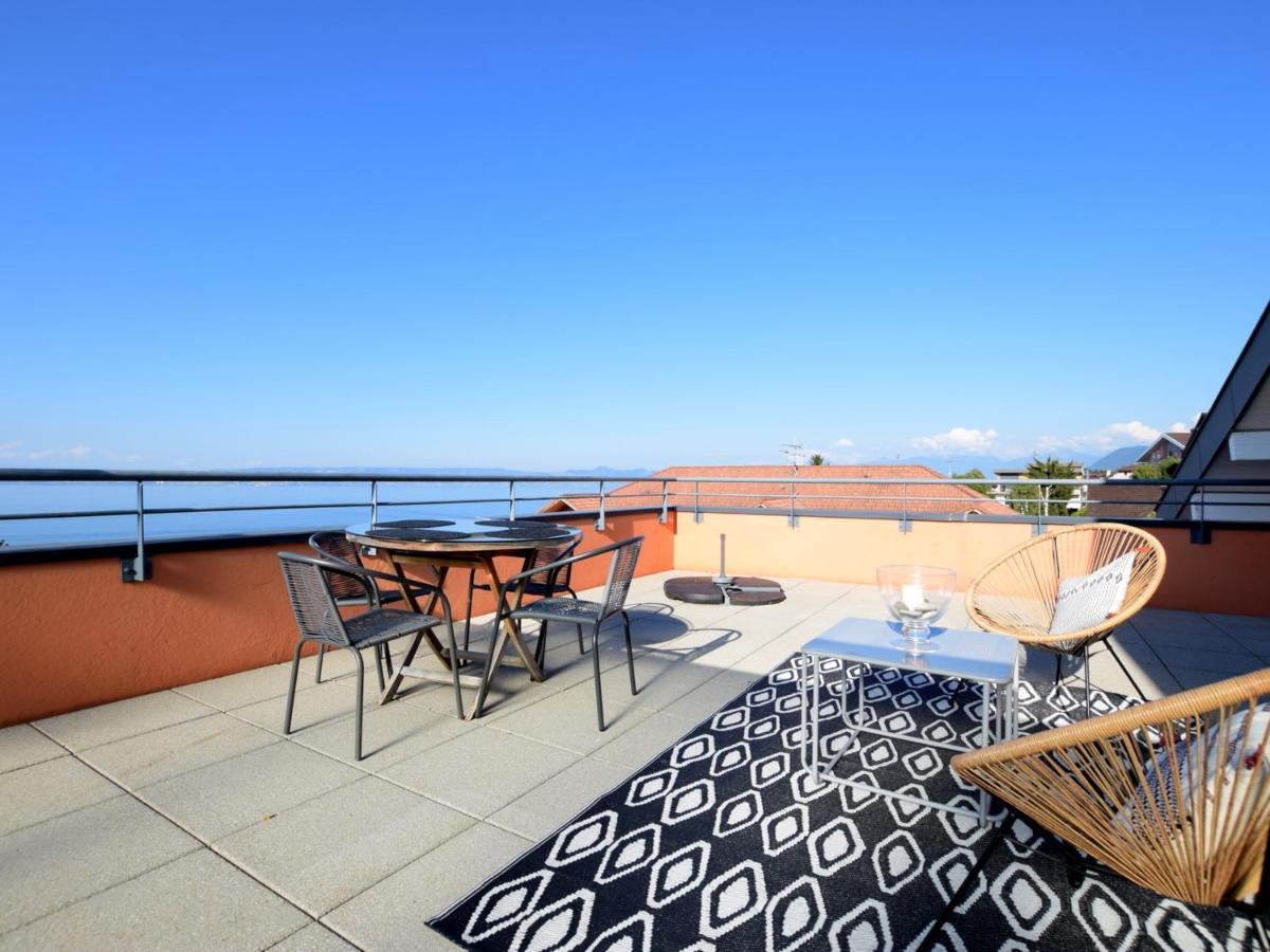 Spacieux Appartement Avec Terrasse, Animaux Admis Et Parking - Fr-1-498-69 Évian-les-Bains Buitenkant foto